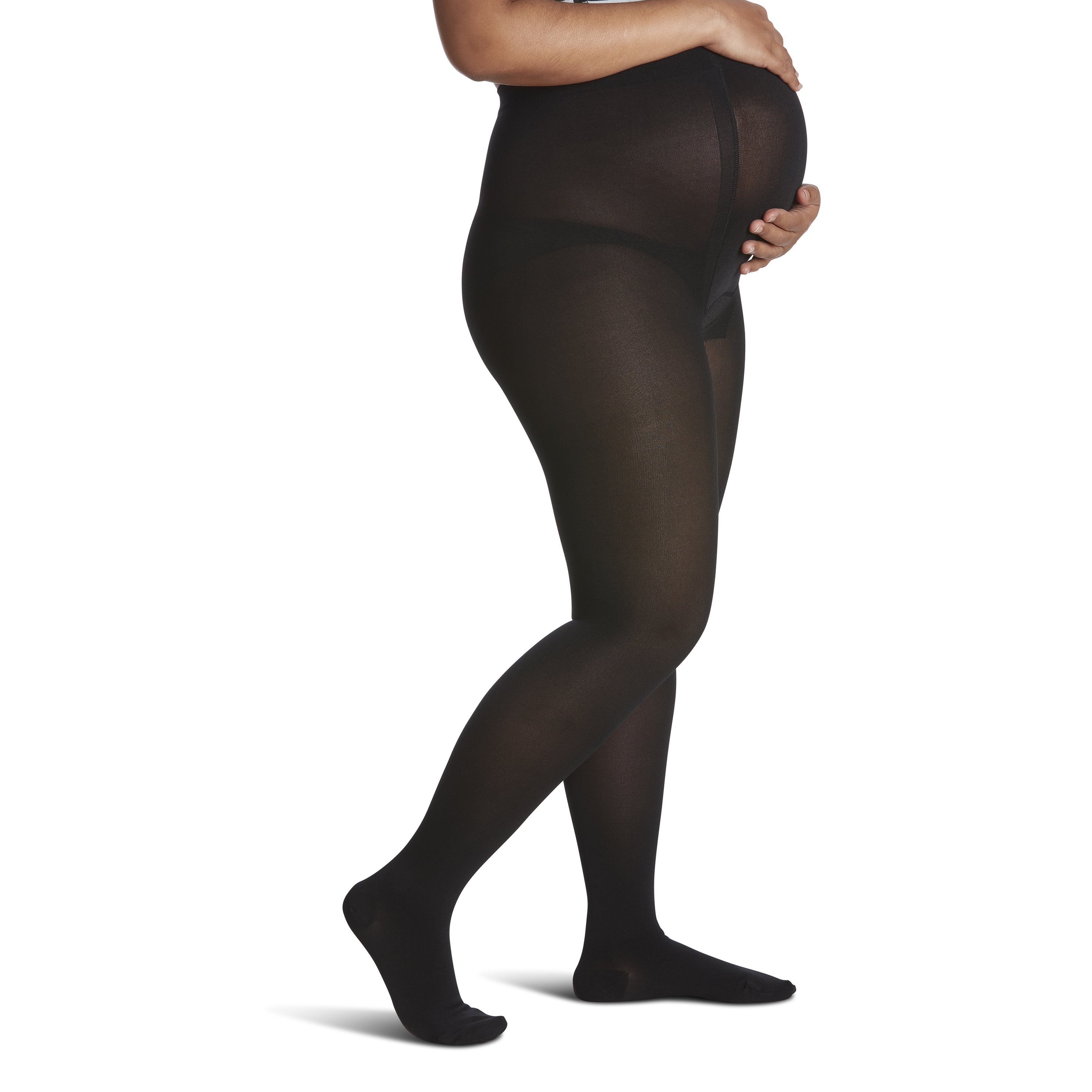 Sigvaris Opaque Women's Pantyhose Plus 20-30 mmHg – Black