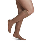Sigvaris Sheer Fashion Women's Knee High 15-20 mmHg Compression Socks – Caf