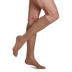 Sigvaris Sheer Fashion Women's Knee High 15-20 mmHg Compression Socks – Taupe
