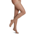 Sigvaris Sheer Fashion Women's Thigh High with Grip-Top 15-20 mmHg Compression Stockings – Honey