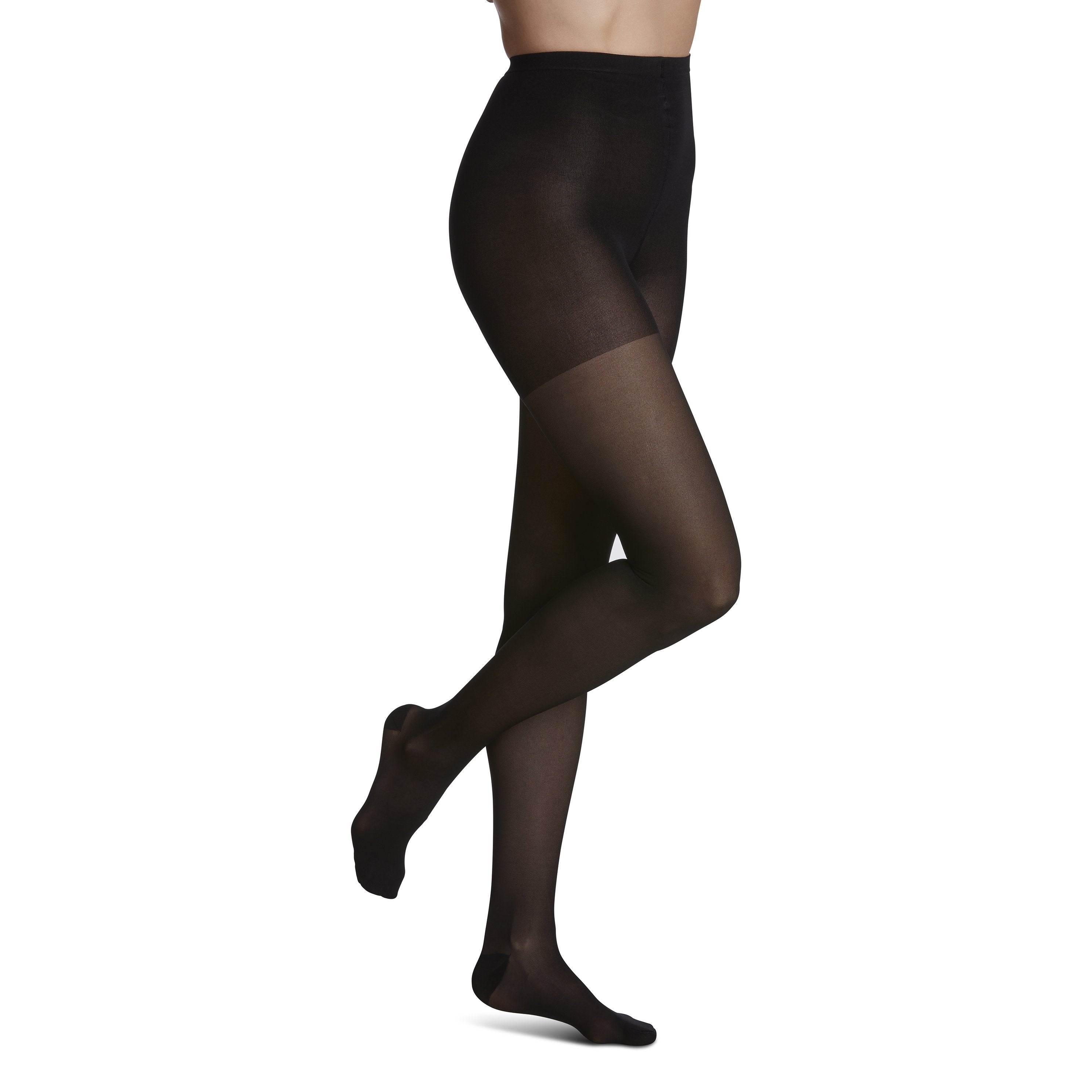 Sigvaris Sheer Women's Pantyhose 20-30 mmHg – Black