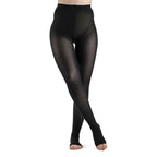 Sigvaris Soft Opaque Pantyhose 15-20 mmHg Open Toe – Black