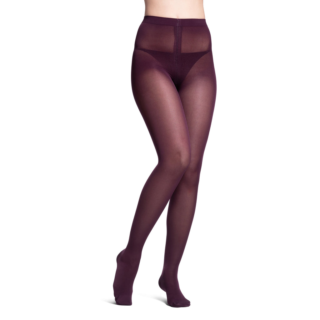 Sigvaris Soft Opaque Women's Pantyhose 15-20 mmHg – Mulberry