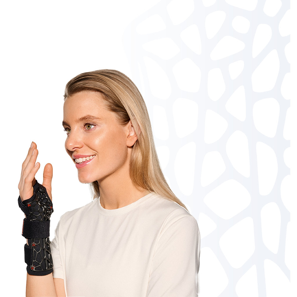 Sporlastic MANU-CAST ORGANIC Wrist Brace shown worn