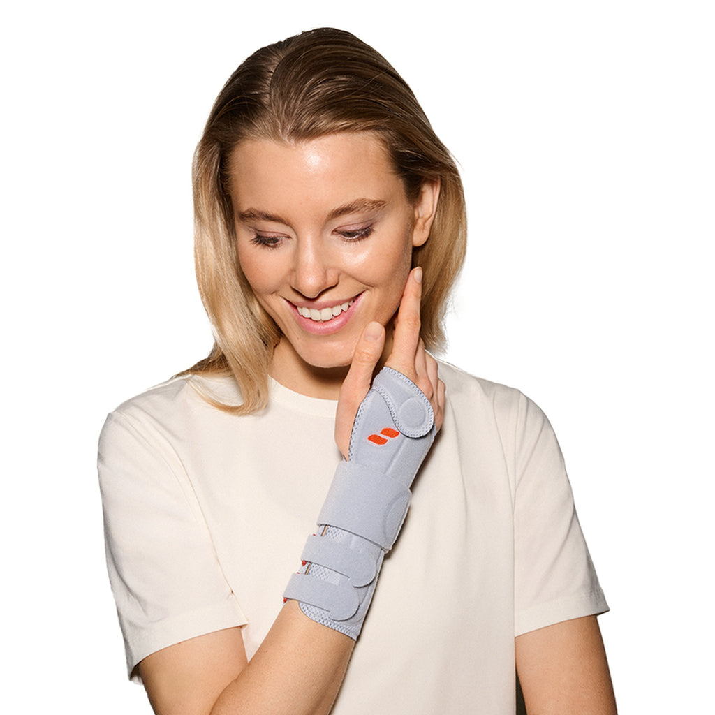 Sporlastic MANU-HiT Wrist Brace shown worn