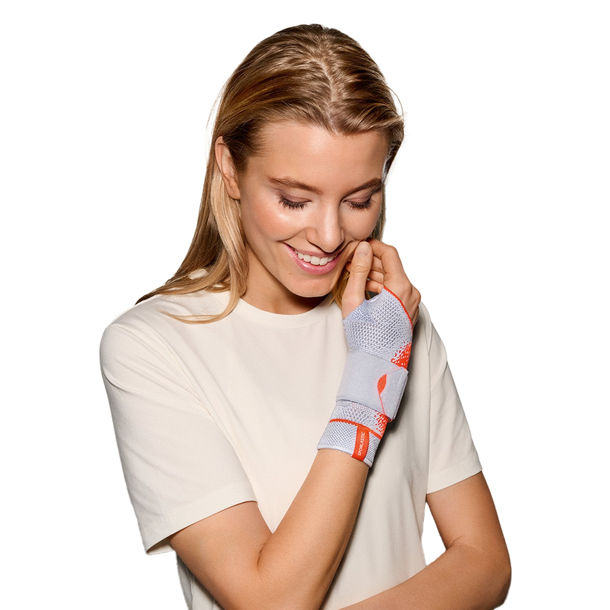 Sporlastic MANUDYN SUPREME Wrist Support shown worn