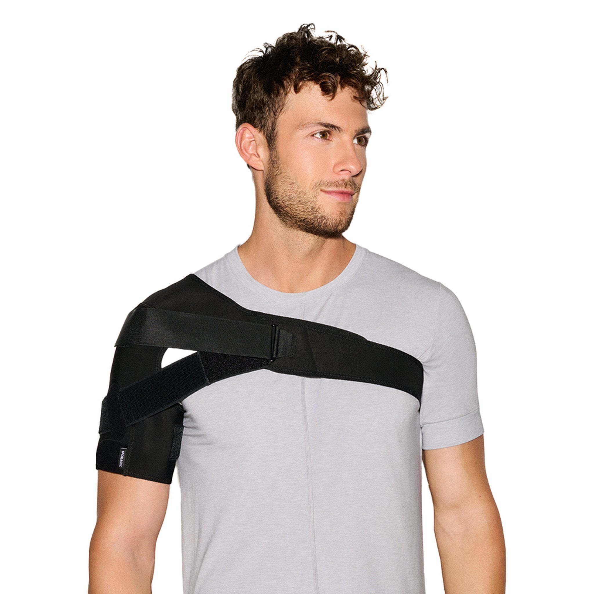 Sporlastic OMO-HiT Shoulder Support shown worn