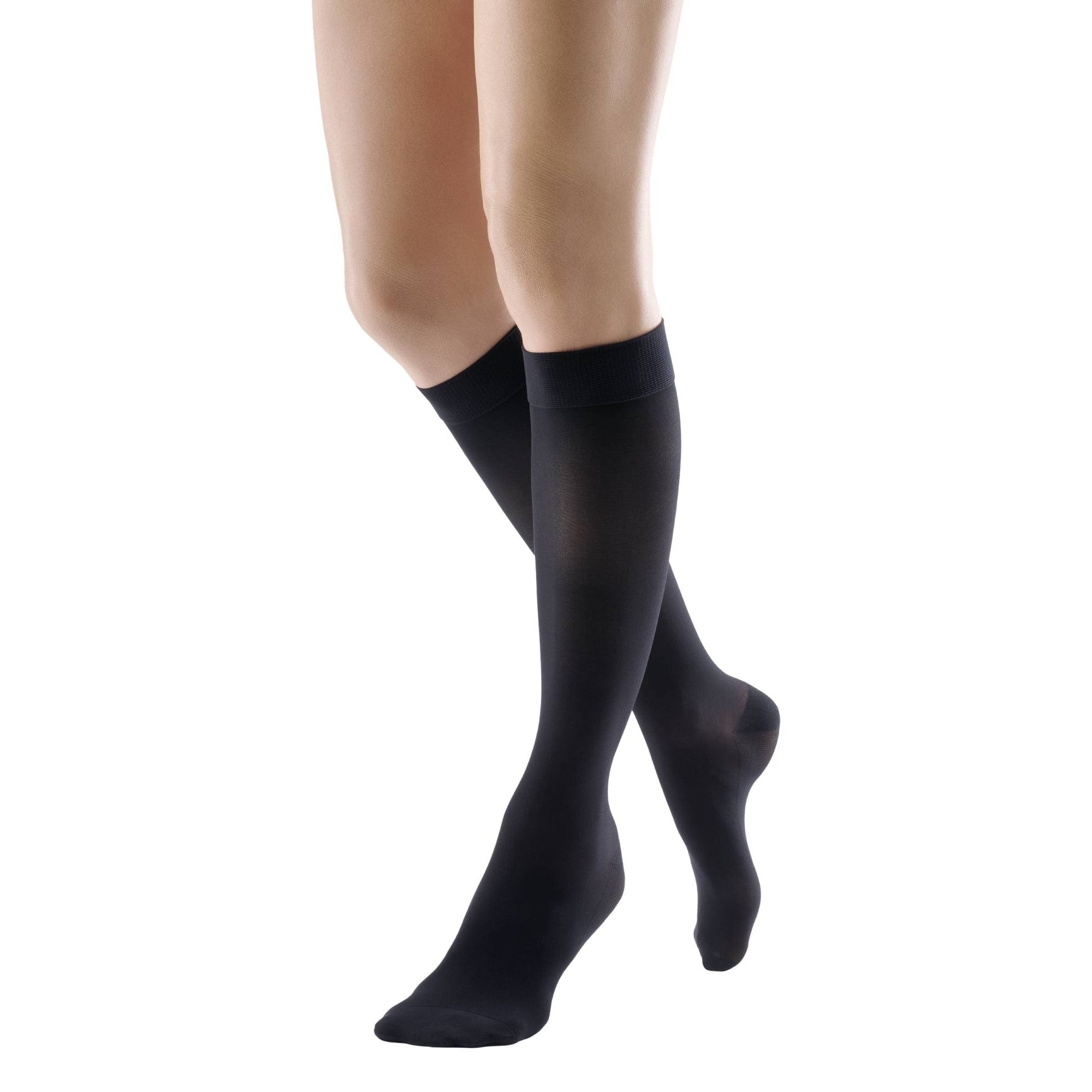 Bauerfeind VenoTrain Discretion Knee High 20-30 mmHg Compression Socks – Black
