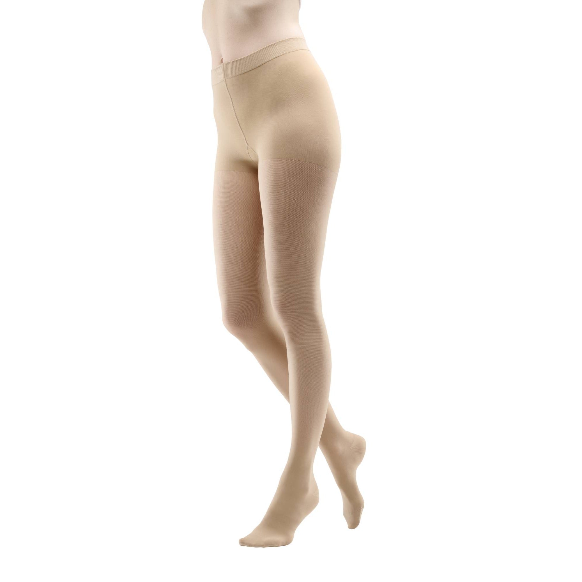 Bauerfeind VenoTrain Discretion Pantyhose 20-30 mmHg Compression Socks – Beige