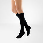 Bauerfeind VenoTrain Micro Jive Knee High 20-30 mmHg Compression Socks – Black Knee
