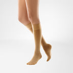 Bauerfeind VenoTrain Micro Jive Knee High 20-30 mmHg Compression Socks – Caramel Knee
