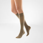 Bauerfeind VenoTrain Micro Knee High 30-40 mmHg Compression Socks Closed Toe – Amaretto