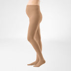 Bauerfeind VenoTrain Micro Maternity 30-40 mmHg Compression Socks Closed Toe – Cashew