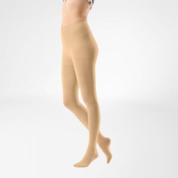 Bauerfeind VenoTrain Micro Pantyhose 20-30 mmHg Compression Socks Closed Toe – Caramel