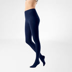 Bauerfeind VenoTrain Micro Pantyhose 20-30 mmHg Compression Socks Closed Toe – Navy