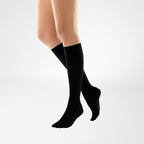 Bauerfeind VenoTrain Micro Tango Knee High 20-30 mmHg Compression Socks – Black Knee