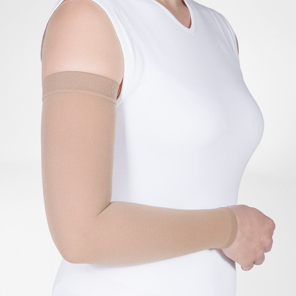 Bauerfeind VenoTrain Soft Arm Sleeve 20-30 mmHg – Natural