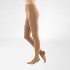 Bauerfeind VenoTrain Soft Pantyhose 30-40 mmHg Compression Socks Closed Toe – Cashew