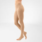 Bauerfeind VenoTrain Soft Pantyhose 20-30 mmHg Compression Socks Open Toe – Cream