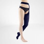 Bauerfeind VenoTrain Soft Thigh High Waist Attachment 20-30 mmHg Compression Socks - Standard Colours – Navy
