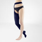 Bauerfeind VenoTrain Soft Thigh High Waist Attachment 20-30 mmHg Compression Socks - Standard Colours – Navy