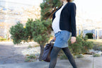 Bauerfeind VenoTrain Micro maternity compression stockings worn in pregnancy